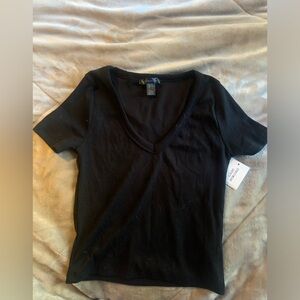 Black v neck